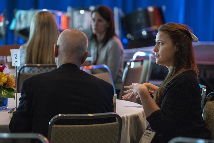 Harriette Rothwell at Global Philanthropy Foundations annual meeting